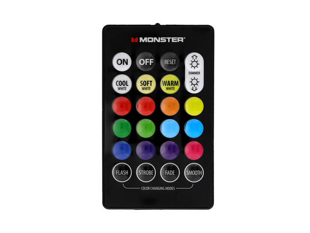 Monster MLB71037RGB 16.4ft Multi-Color Multi-White Outdoor LED Light Strip