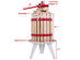 Costway 1.6 Gallon Fruit Wine Press Cider Apple Grape Crusher Juice Maker Tool Wood - as pic