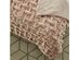 Lmos Stitched Faux Fur Throw Blush Pink