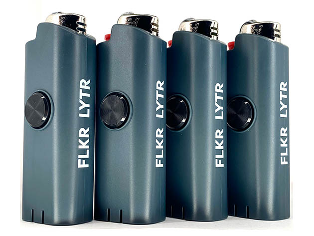 FLKR LYTR Fidget Spinner Lighter Case (4-Pack)