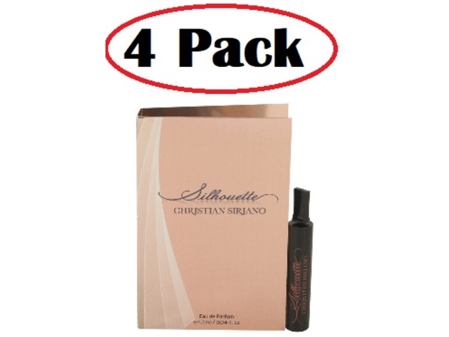 4 Pack of Silhouette by Christian Siriano Vial (sample) .04 oz