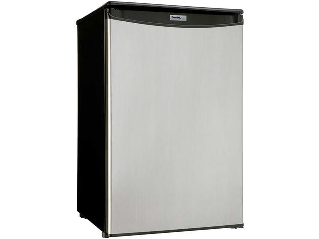 Danby DAR044A4BSLD 4.4 Cu. Ft. Stainless Compact Refrigerator