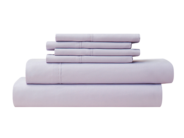 6-Piece Bamboo Comfort Luxury Sheet Set (Lilac/Queen)