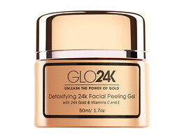 GLO24 Detoxifying 24K Facial Peeling Gel