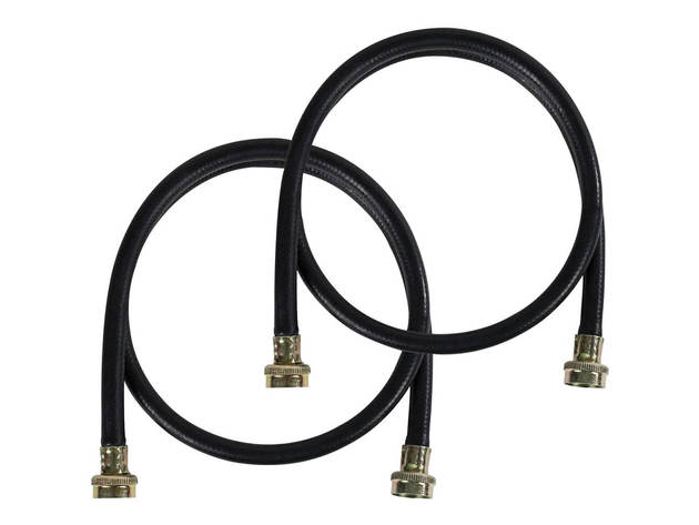 Certified Appliance Accessories RUBBERHOSE2P 5 Ft. Washer Hoses 2 Pack