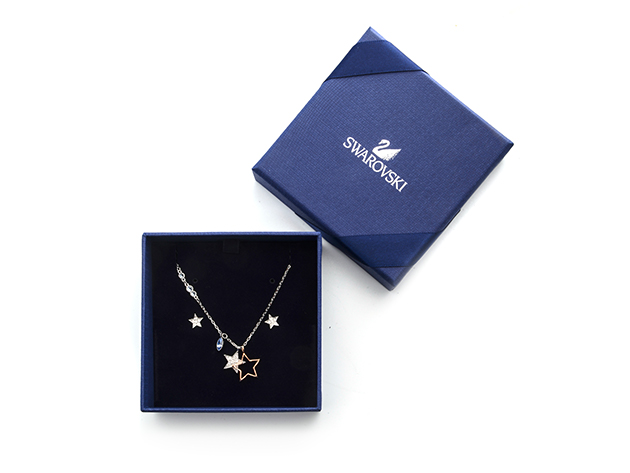 Swarovski Symbol Necklace & Earring Set (Store-Display Model)