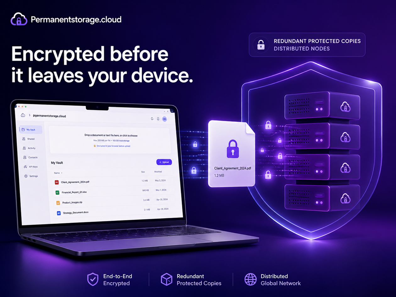 Vault Cloud Storage: Lifetime Subscription (500GB)