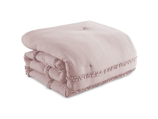 Hallmart Collectibles Odessa Twin/Twin XL 4 Piece Comforter Set Pink