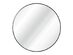 HBCY Round Wall Mirror for Entryways, Washrooms, Living Rooms - 36", Black (Refurbished, No Retail Box)