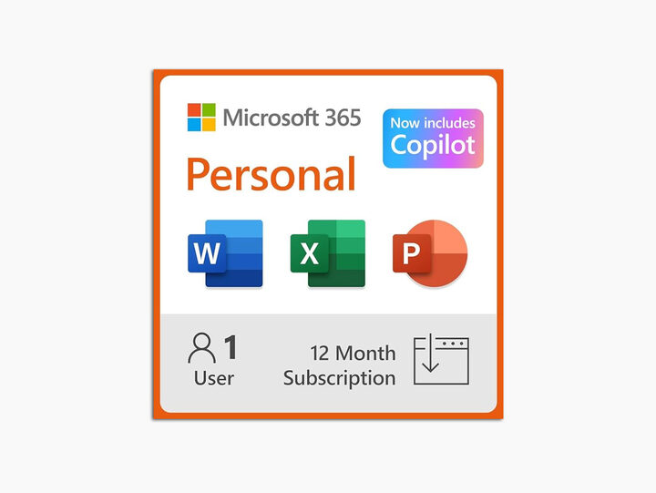 Microsoft 365 Personal (1 Person) (12-Month Subscription