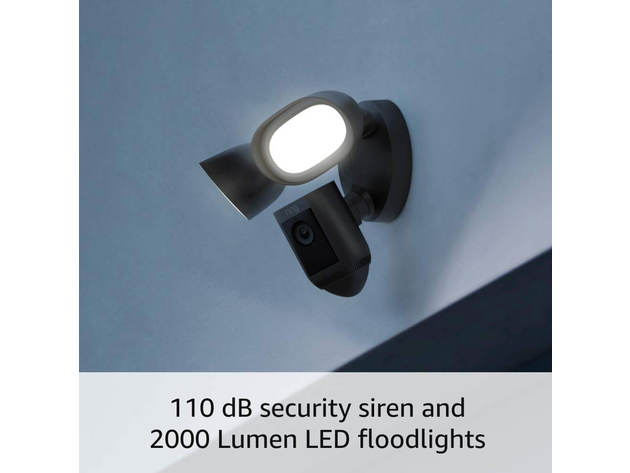 Ring RINGFLCPROBK Floodlight Cam Wired Pro - Black