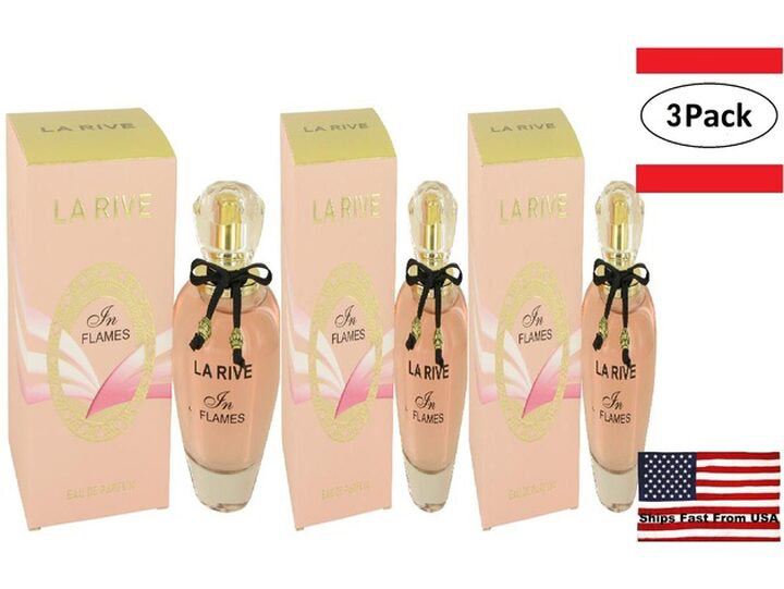 Pack La Rive In Flames by La Rive Eau De Parfum Spray oz for
