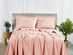 Bamboo 2000 Count 6-Piece Sheet Set with SnugGrip (Blush/Queen)