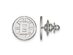 14k White Gold NHL Boston Bruins Disc Lapel or Tie Pin