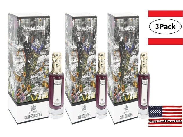 3 Pack The Ruthless Countess Dorothea by Penhaligon's Eau De Parfum Spray 2.5 oz for Women