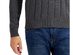 Club Room Men's Cotton Textured V-Neck Sweater Gray Size Medium
