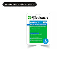 Intuit QuickBooks Desktop Pro 2024 (1 User) for Windows: 1-Year Subscription