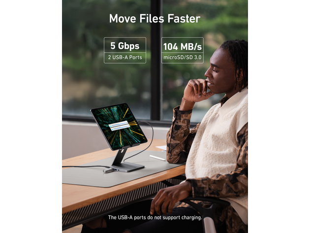 Anker 551 USB-C Hub (8-in-1 Tablet Stand)