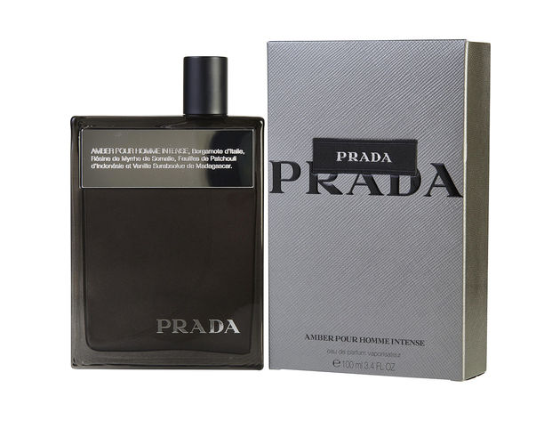 Prada Intense By Prada Eau De Parfum Spray 3.4 Oz (Amber) For Men (Package Of 3)