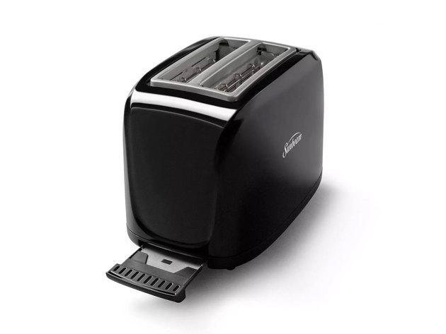 Sunbeam Black 2 Slice Toaster with Frozen Feature - Black