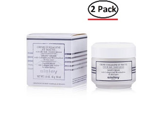 Sisley by Sisley Sisley Botanical Night Cream With Collagen & Woodmallow --50ml/1.7oz for WOMEN ---(Package Of 2)