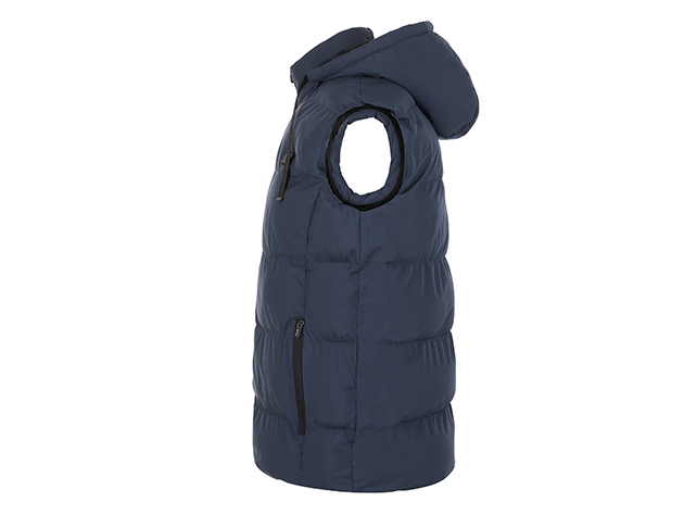 Helios Paffuto Heated Unisex Vest with Power Bank (Blue/Medium)