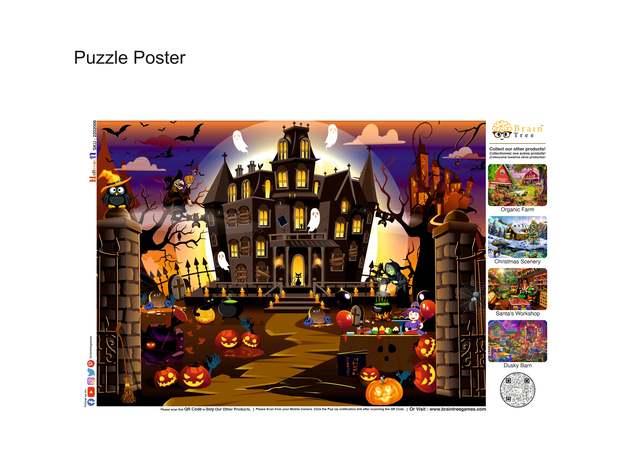 Halloween Puzzles 500 Piece