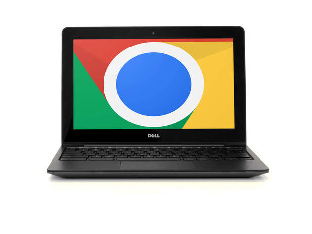 Dell Chromebook CB1C13 Chromebook, 1.40 GHz Intel Celeron, 4GB DDR3 RAM, 16GB SSD Hard Drive, Chrome, 11" Screen (Renewed)
