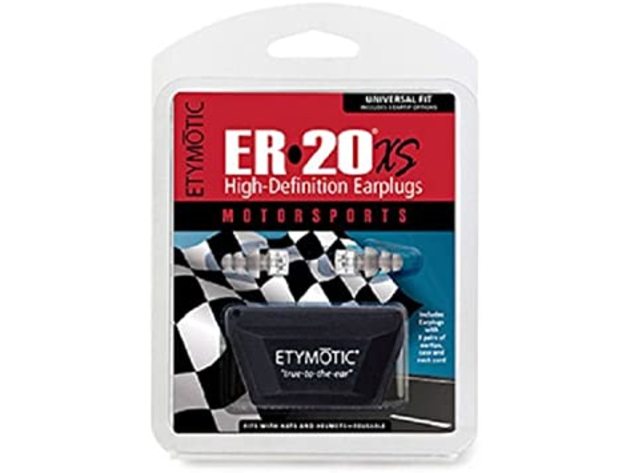 Etymotic Research ER20XS Motorsport High Definition Stemless Earplugs - Black (new)