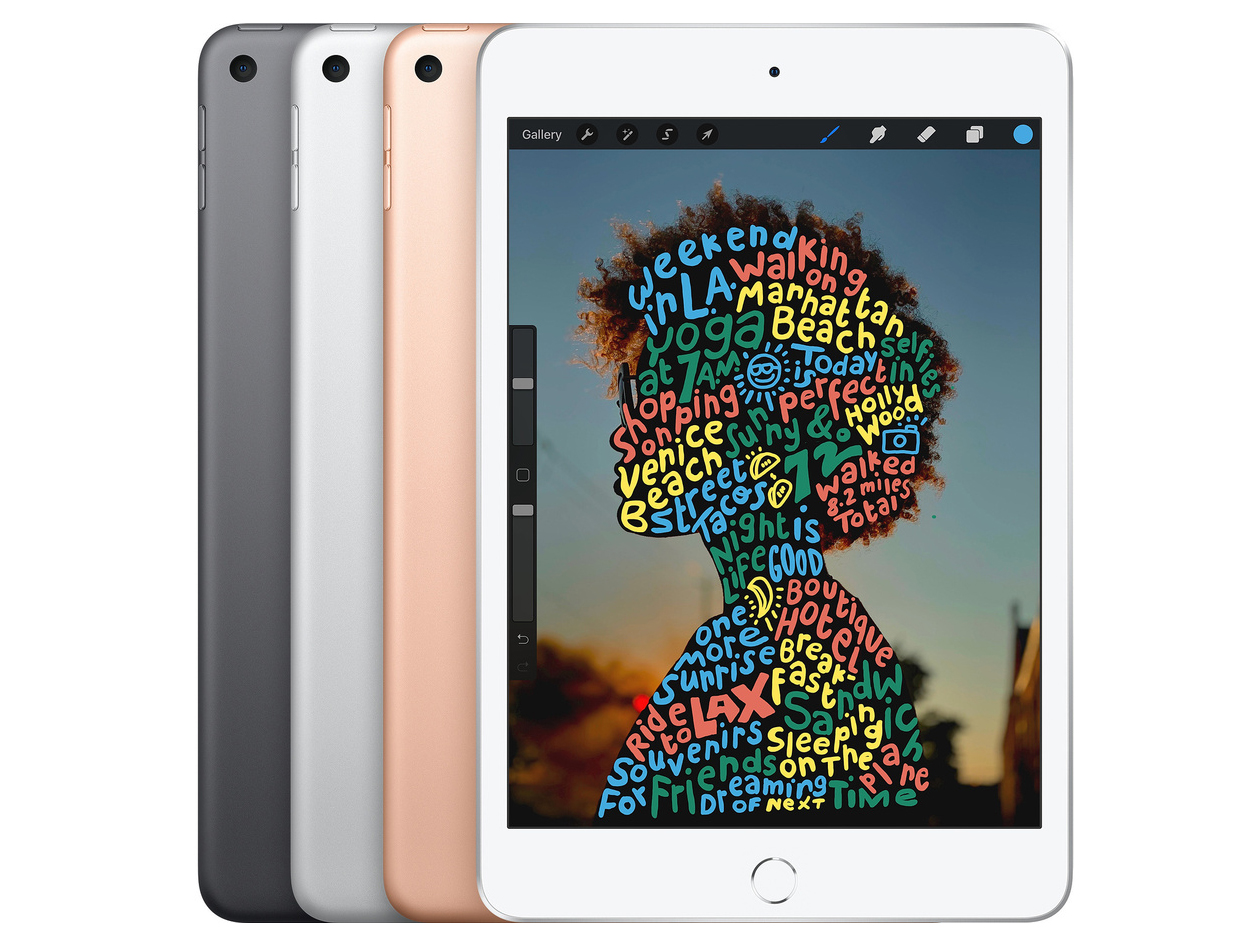 Apple iPad mini (2019) 5th Gen 256GB Wi-Fi & Cellular Unlocked Space Gray (Refurbished)