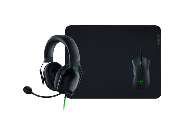 Razer RZ8503240100 Battle Bundle - DeathAdder V2 - BlackShark V2 X - Gigantus V2 M - Black