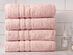 Turkish Cotton 700 GSM Bath Towels: Set of 4 (Blush)