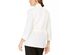 Kasper Women's Petite Textured Sequined Jacket white Size Small