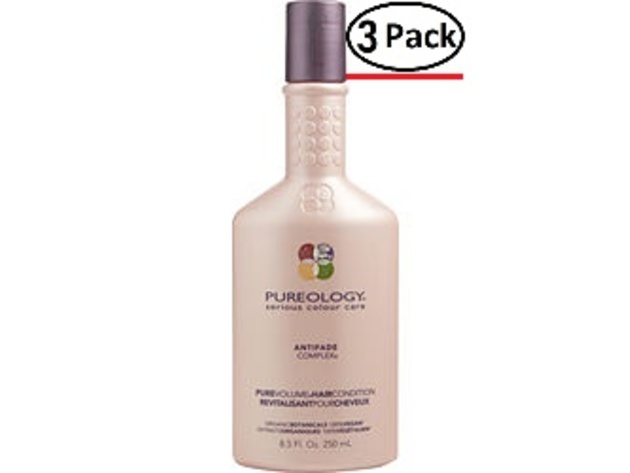 Pureology By Pureology Purevolume Conditioner Revitalisant 8.5 Oz (Packaging May Vary) For Unisex (Package Of 3)