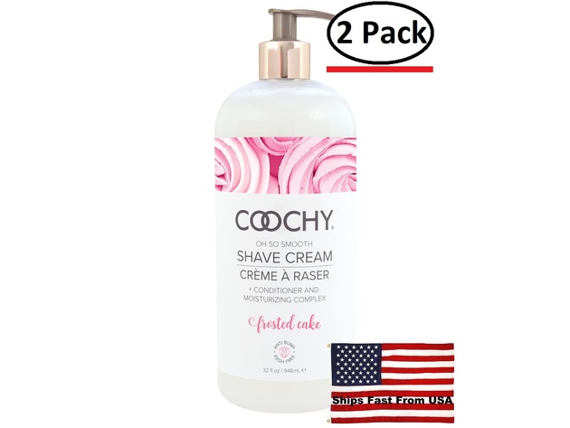 [ 2 Pack ] Coochy Shave Cream Frosted Cake 32 Oz