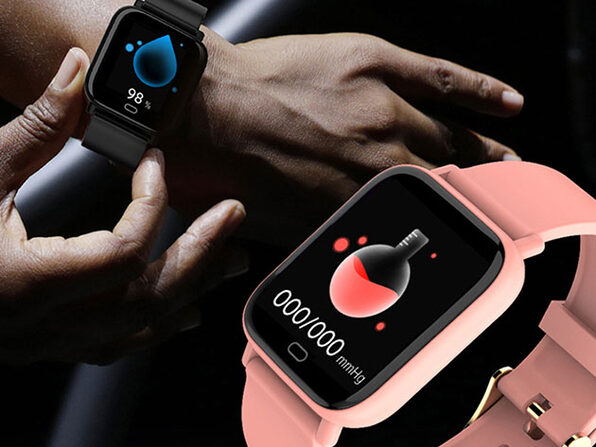 Smart Fit Multi-Function Smartwatch Tracker & Monitor (Pink) | Sean Hannity Shop