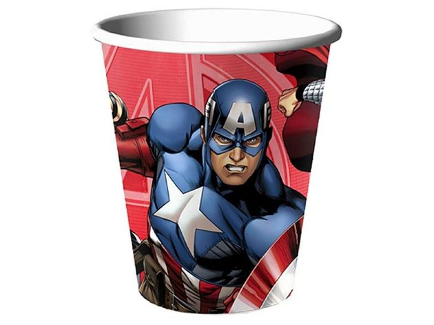 Cups - Avengers - 9oz Paper - 8ct