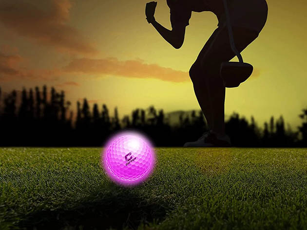 LED Light Up Golf Balls (6-Pack)