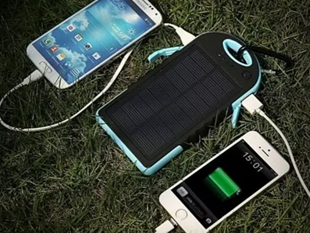 Universal Waterproof Solar Charger (Yellow)