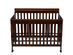 Costway Coffee Pine Wood Baby Toddler Bed Convertible Crib Nursery Furniture Children