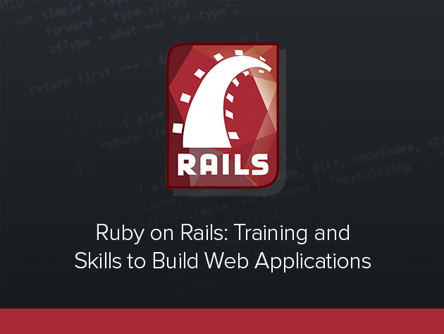 'Ruby on Rails: Training & Skills to Build Web Applications' Course