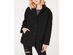 Collection B Juniors Faux-Fur Coat Black Size Extra Large