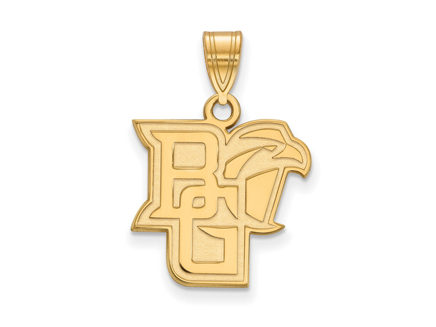 NCAA 14k Yellow Gold Bowling Green State Medium Pendant