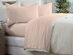 Brooklyn Flat Jersey Knit Sheet Set (Blush/King)