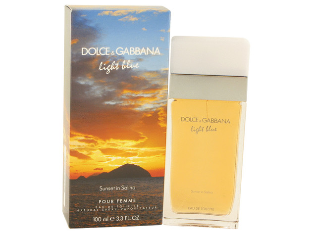 Light Blue Sunset in Salina by Dolce & Gabbana Eau De Toilette Spray 3.4 oz for Women
