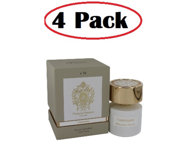 4 Pack of Tiziana Terenzi Cassiopea by Tiziana Terenzi Extrait De Parfum Spray (unisex) 3.38 oz