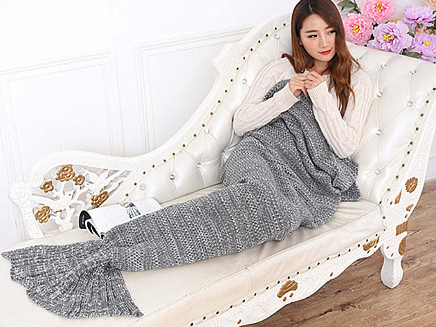Mermaid Blanket (Gray)