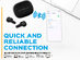 TREBLAB WX8 True Wireless IPX8 Waterproof Earbuds with Charging Case 