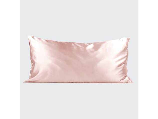 Satin King Pillowcase - Blush 