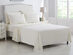 Kathy Ireland 6-Piece Brushed Microfiber Sheet Set (Ivory/King)
